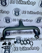 KOCEVLO carbon integrated bar and stem, plain black, aerodynamic.
