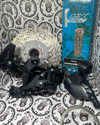 LTWOO A7 Elite 10 speed upgrade kit with Deore HG 11-32T cogs