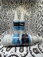 Fast-absorbing magnesium oil spray for pain relief.