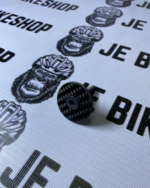 Carbon bike top cap with bolts, Shimano Pro brand.