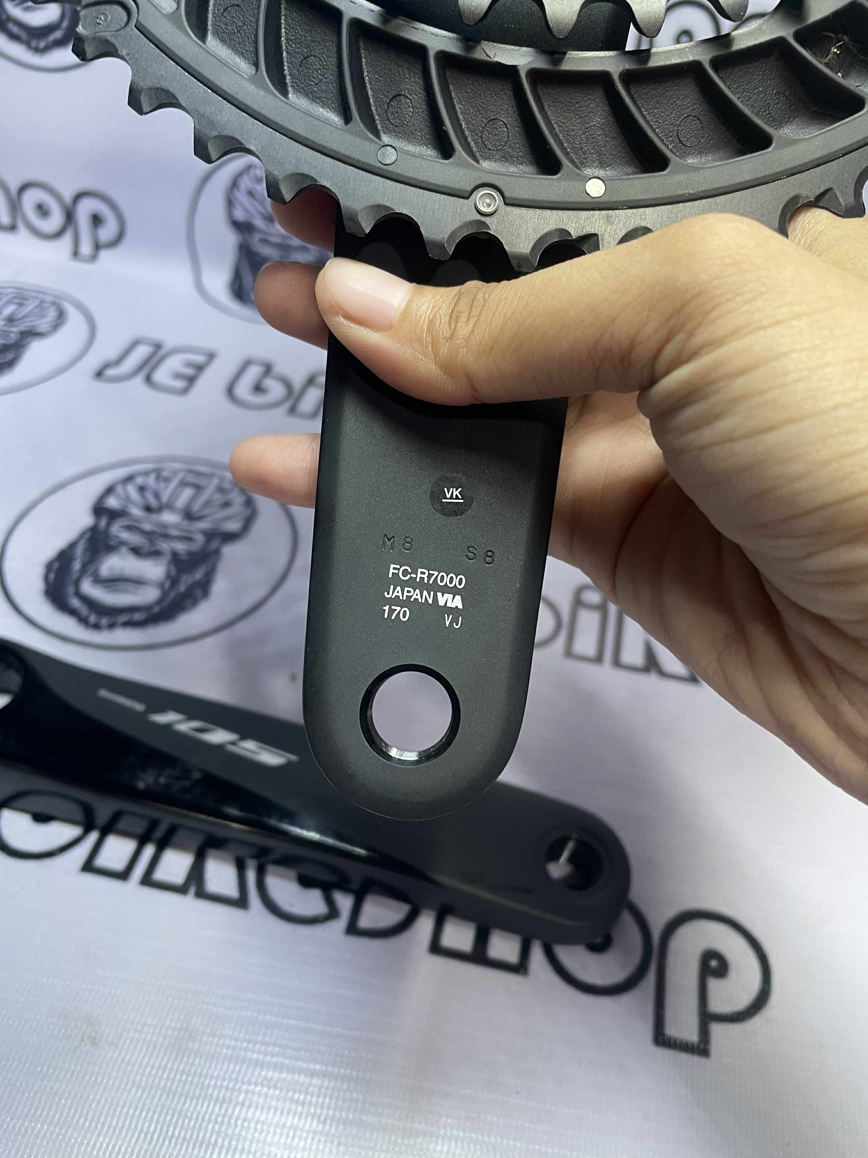 SHIMAN0 105 CRANKSET R7000 JAPAN 170 MM 50 - 34 T CHAINRING