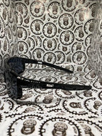 Black cycling sunglasses for UV protection and stylish look