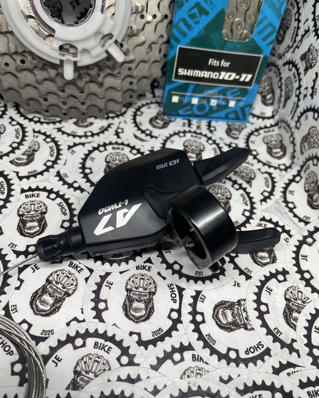 LTWOO A7 Elite groupset compatible with Deore HG cogs 11-32T