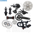SHIMANO M6100 GROUPSET WITH M6200 CRANK SET AND LATEST M6100 BRAKE SET