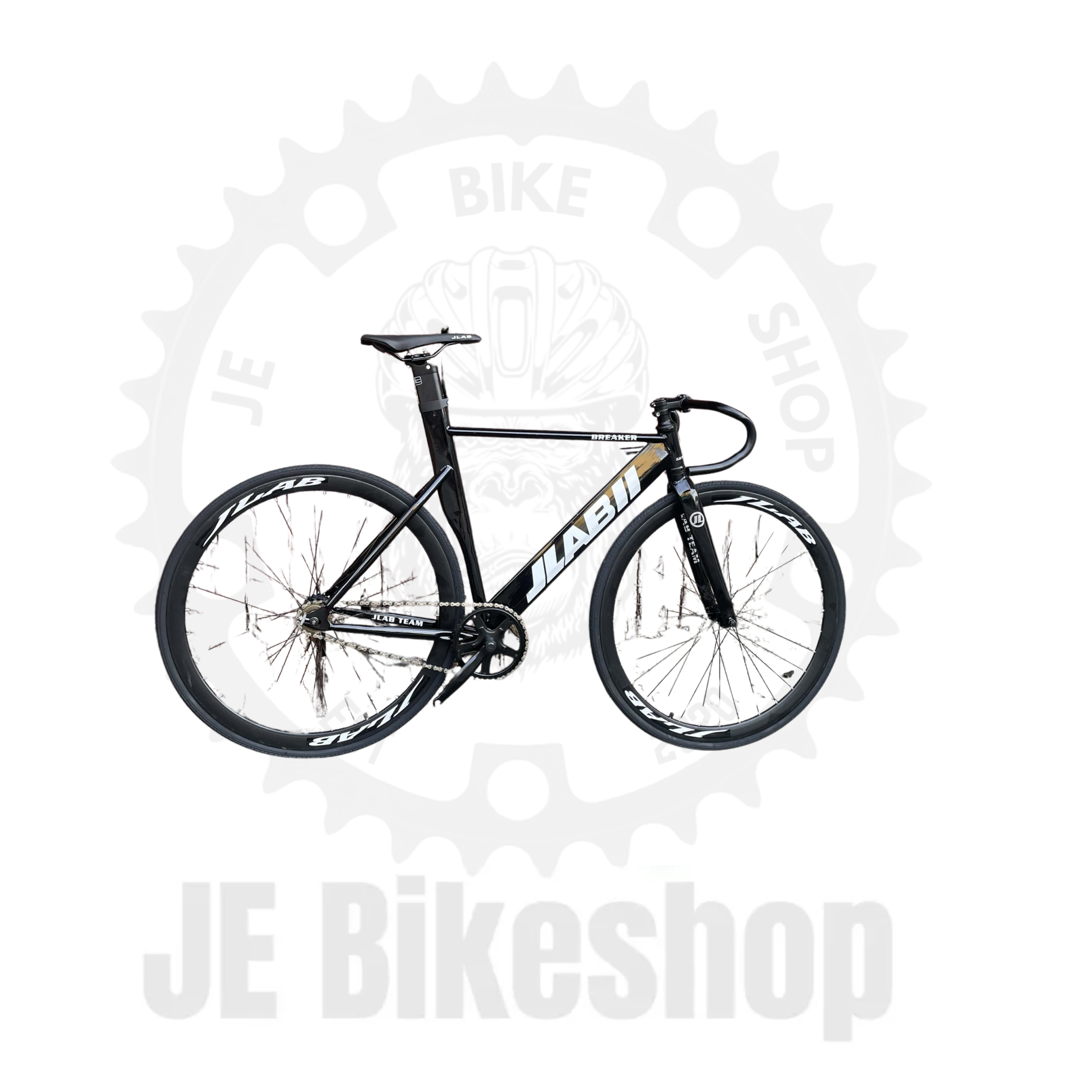 JLAB AERO FIXED GEAR/SINGLE SPEED WHOLEBIKE BLACK