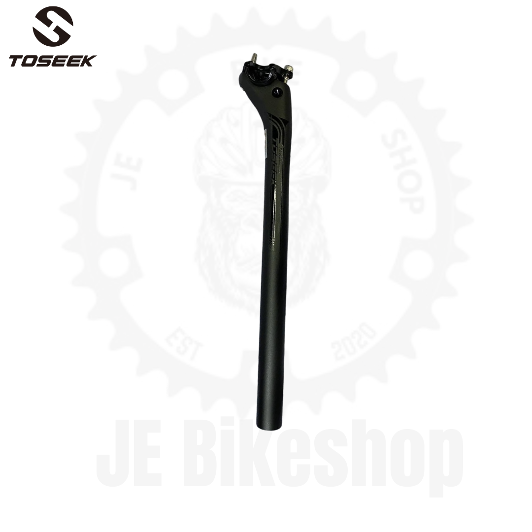 TOSEEK 27.2 x 350MM w SETBACK CARBON SEATPOST