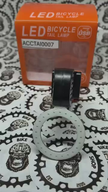LED CIRCLE BICYCLE TAIL LIGHT