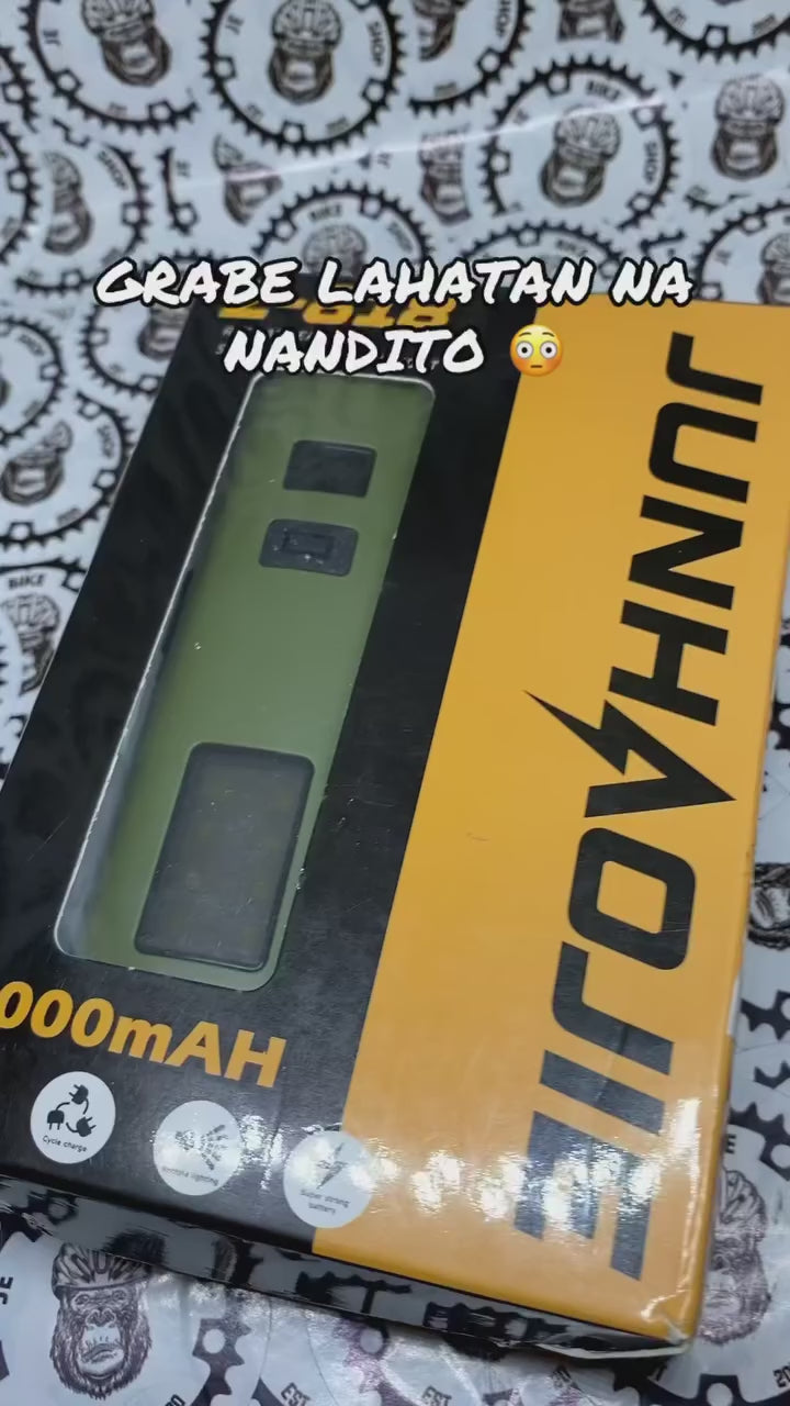 FRONTLIGHT WITH POWERBANK 5000LUMENS AND 3000MAH RECHARGABLE TYPE C WATER RESISTANT