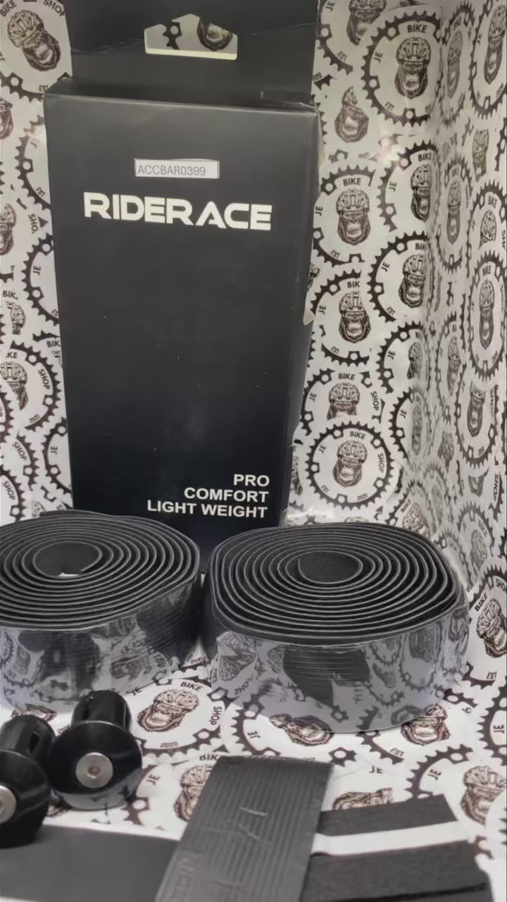 RIDERACE BARTAPE WITH ENDTAPE AND ALUMINUM BAREND
