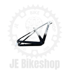 TANKE TK 5, 29ER FULL CARBON V1 THRU AXLE BOOST SIZE “SMALL” BLACK WHITE COLOR