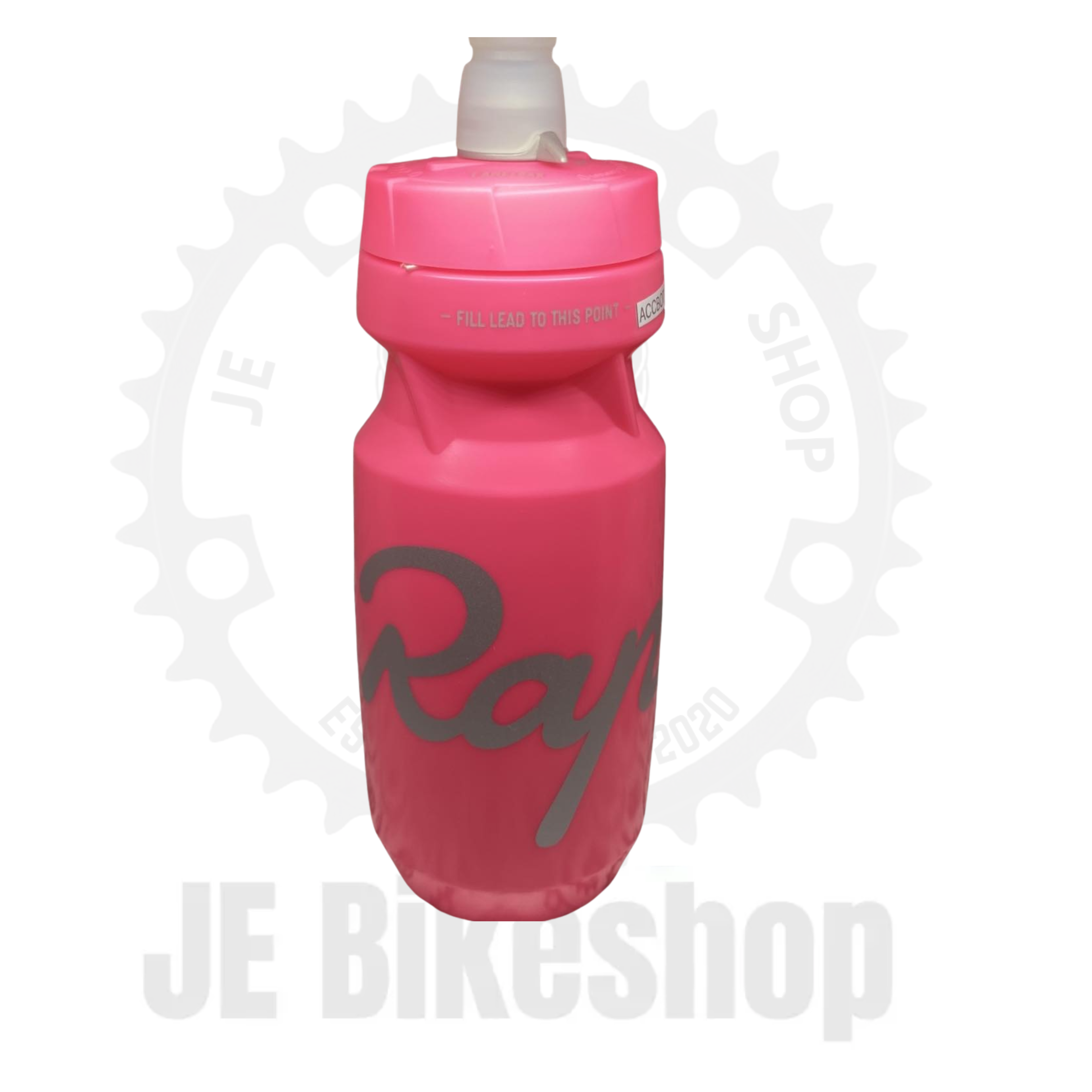 RAPHA X CAMELBACK JET VALVE “ FILL LEAD TO THIS POINT “ HOT PINK  CYCLING WATER BOTTLE ( )